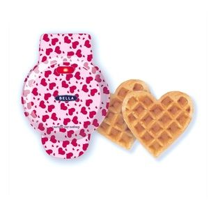 Pink and Red Heart Shaped Waffle Maker